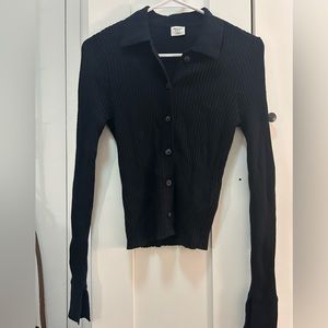 NWOT Abercrombie & Fitch Women’s Slim Button-Through Sweater Polo Size S